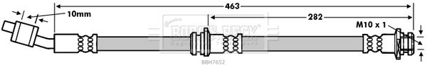 BORG & BECK Pidurivoolik BBH7652